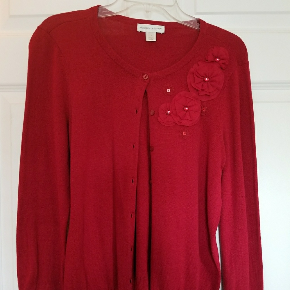 Red dress sweater